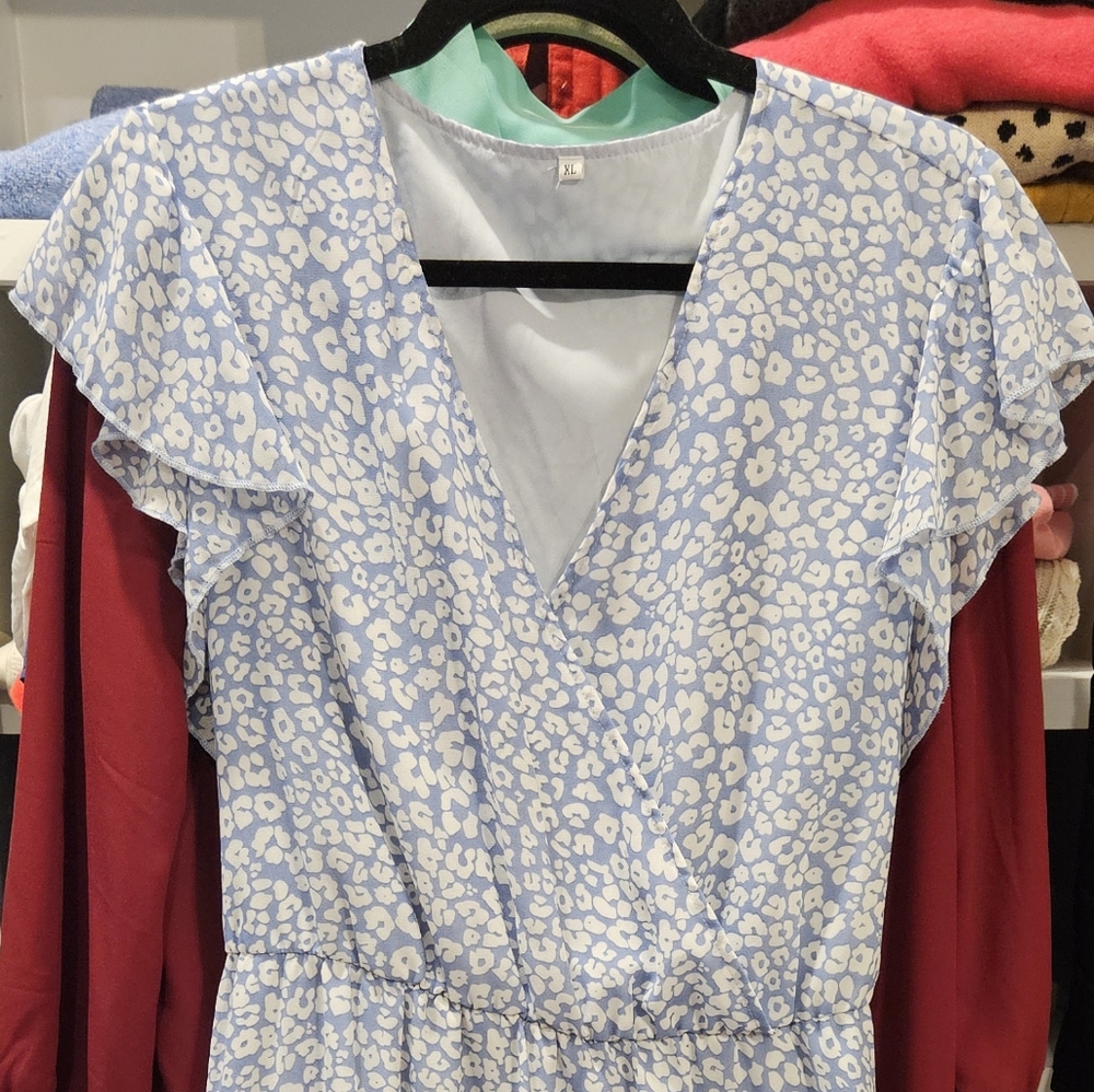 Pretty blue dress xl